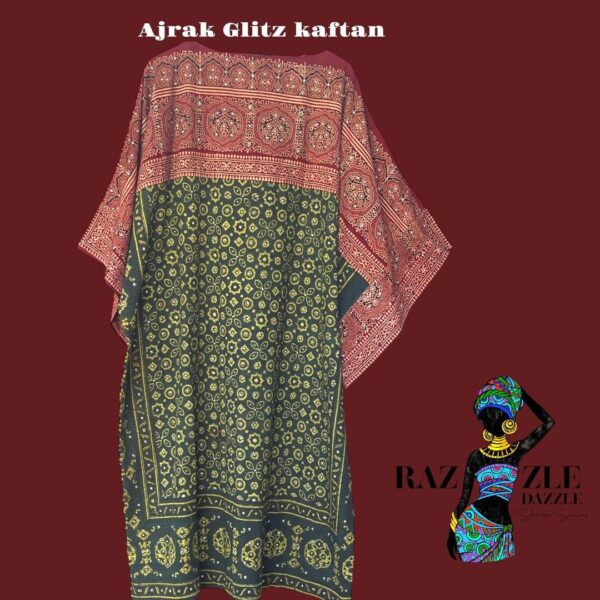 ✨ Ajrak Glitz Kaftan ✨
