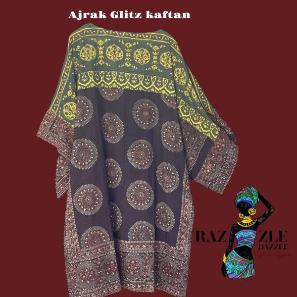 ✨ Ajrak Glitz Kaftan ✨