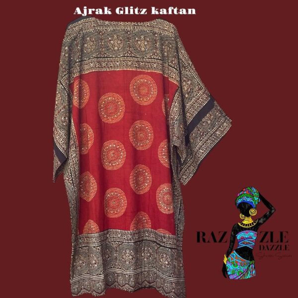 ✨ Ajrak Glitz Kaftan ✨
