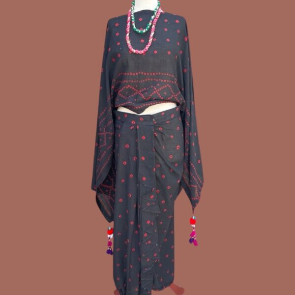 Noir Boho Chunri Sarong