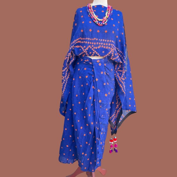 Indigo Chunri Sarong