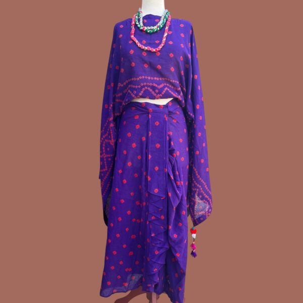 Amethyst Chunri Sarong